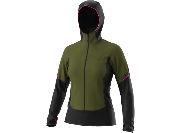 Dynafit Traverse Alpha Damenjacke Winter Moss.