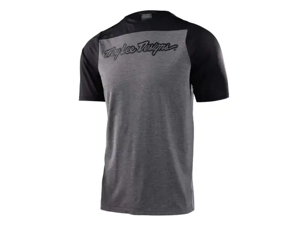 Troy Lee Designs Skyline Signature Herren-Trikot kurzarm Heather Gray/Black