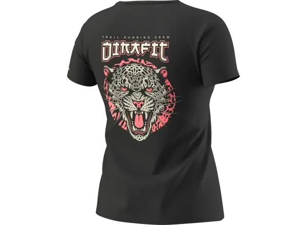 Dynafit 24/7 Graphic Damen T-Shirt Kurzarm Black Out/Trail Crew