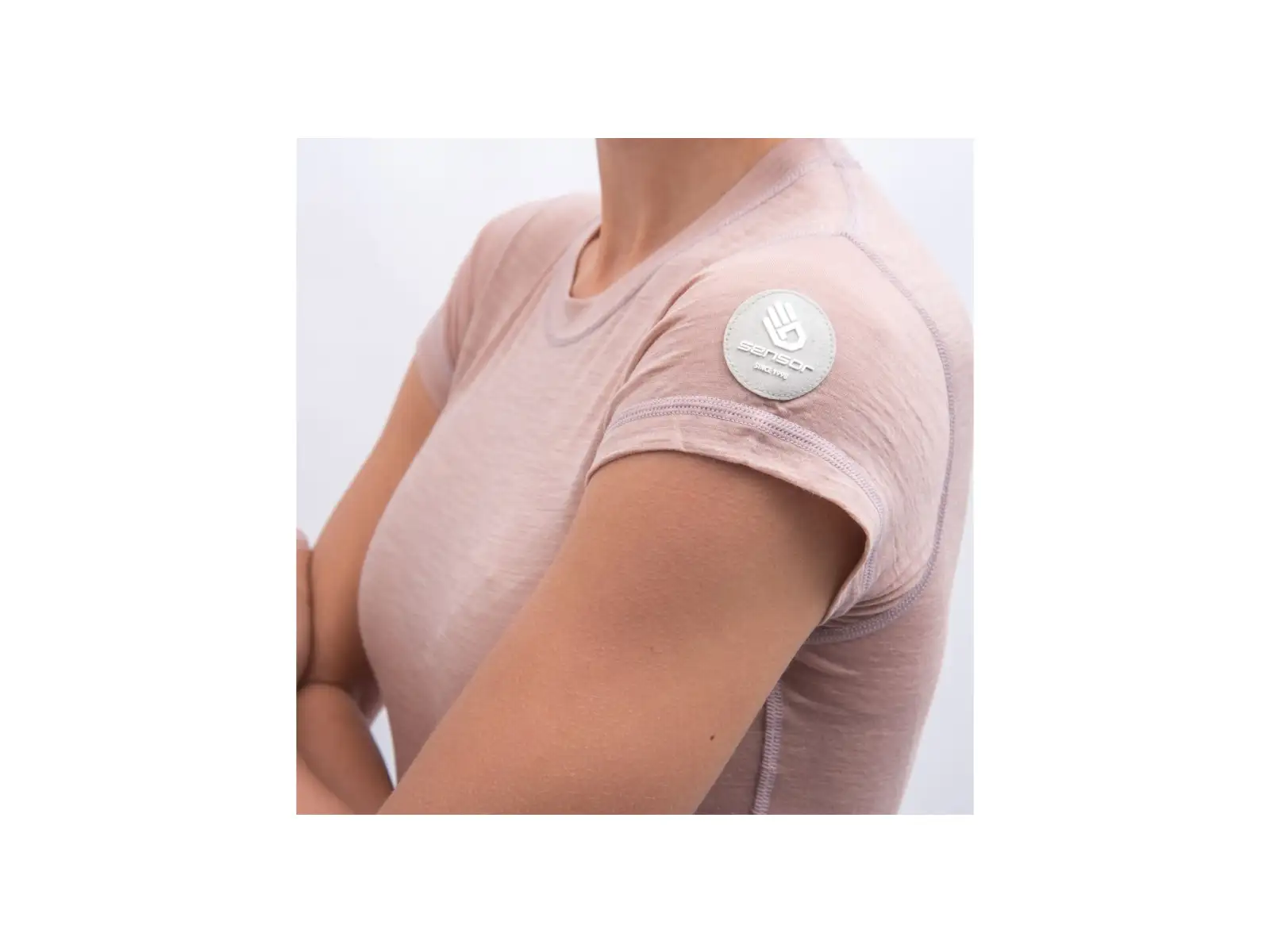 Sensor Merino Air Damen T-Shirt Kurzarm Dusty Pink