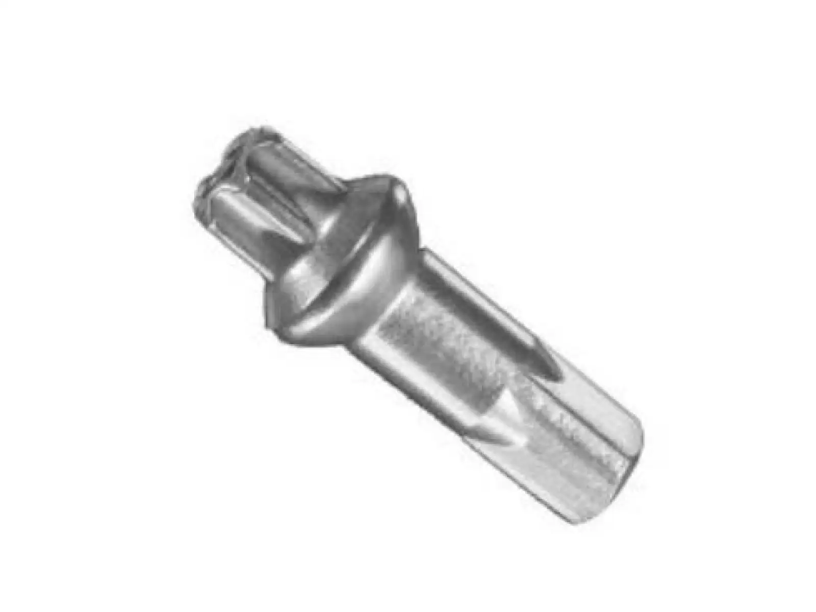 DT Swiss Squorx ProHead ProLock Messing Nippel 2,0x15 mm Silber