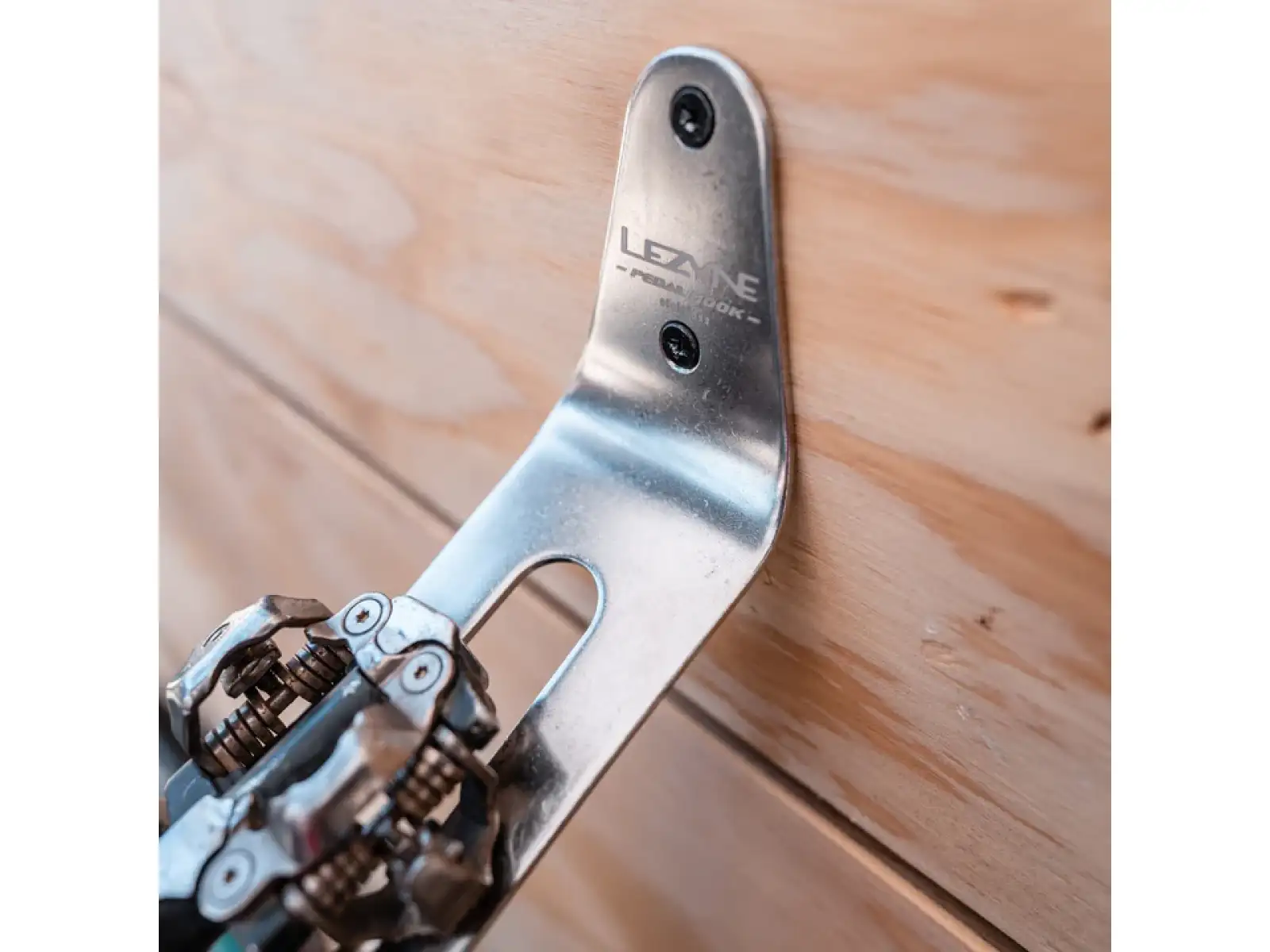 Lezyne Edelstahl Pedal Haken Wandhalterung für Fahrrad silber