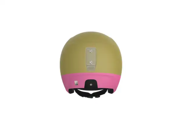POC Skull Dura Jr Skihelm Olivine Green Matt/Thulite Pink Matt