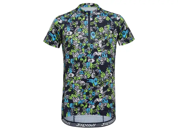 Silvini Scrivia Kindertrikot Kurzarm Navy/Blush