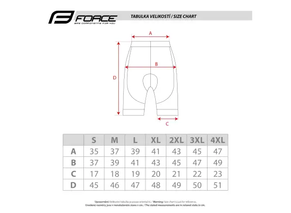 Force Comfort Herren Fahrradshorts mit Einsatz schwarz