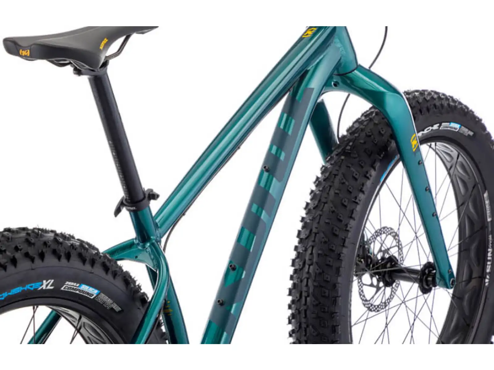 Kona Woo Satin Jeep Green Fat Bike -> Kona Woo Satin Jeep Green Fat Bike