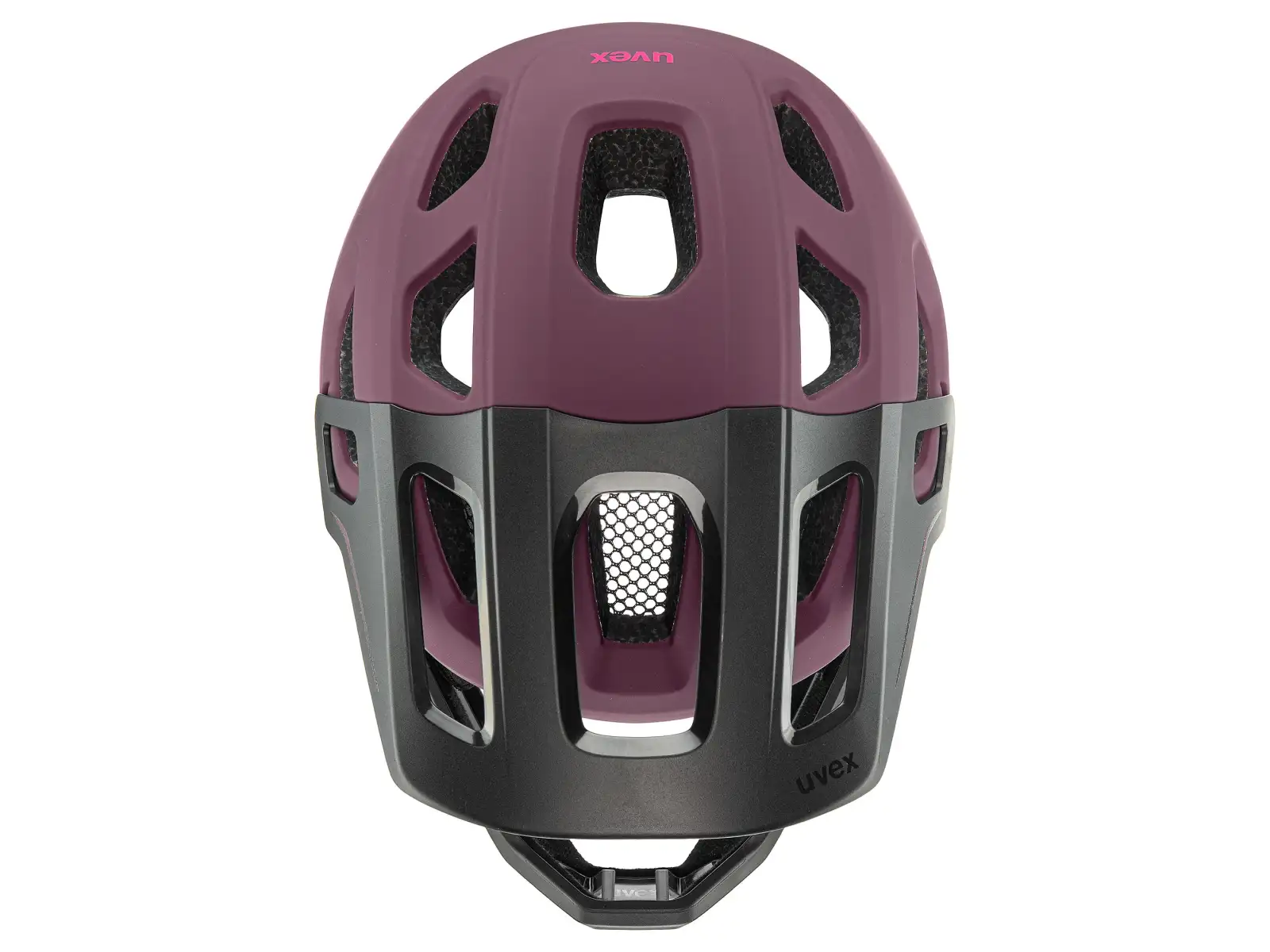Uvex React JR Fullface MTB Helm Cranberry matt