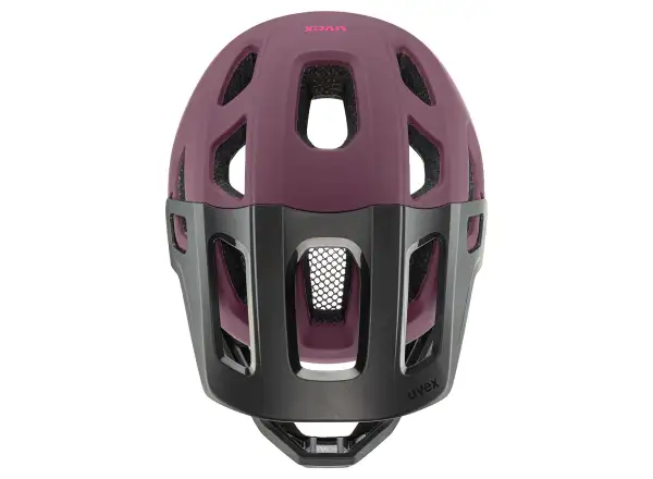 Uvex React JR Fullface MTB Helm Cranberry matt