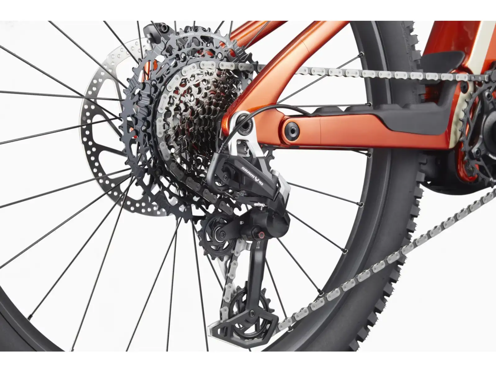 Cannondale Moterra Carbon LT 1 vollgefedertes E-Bike Fire Orange (FOR)