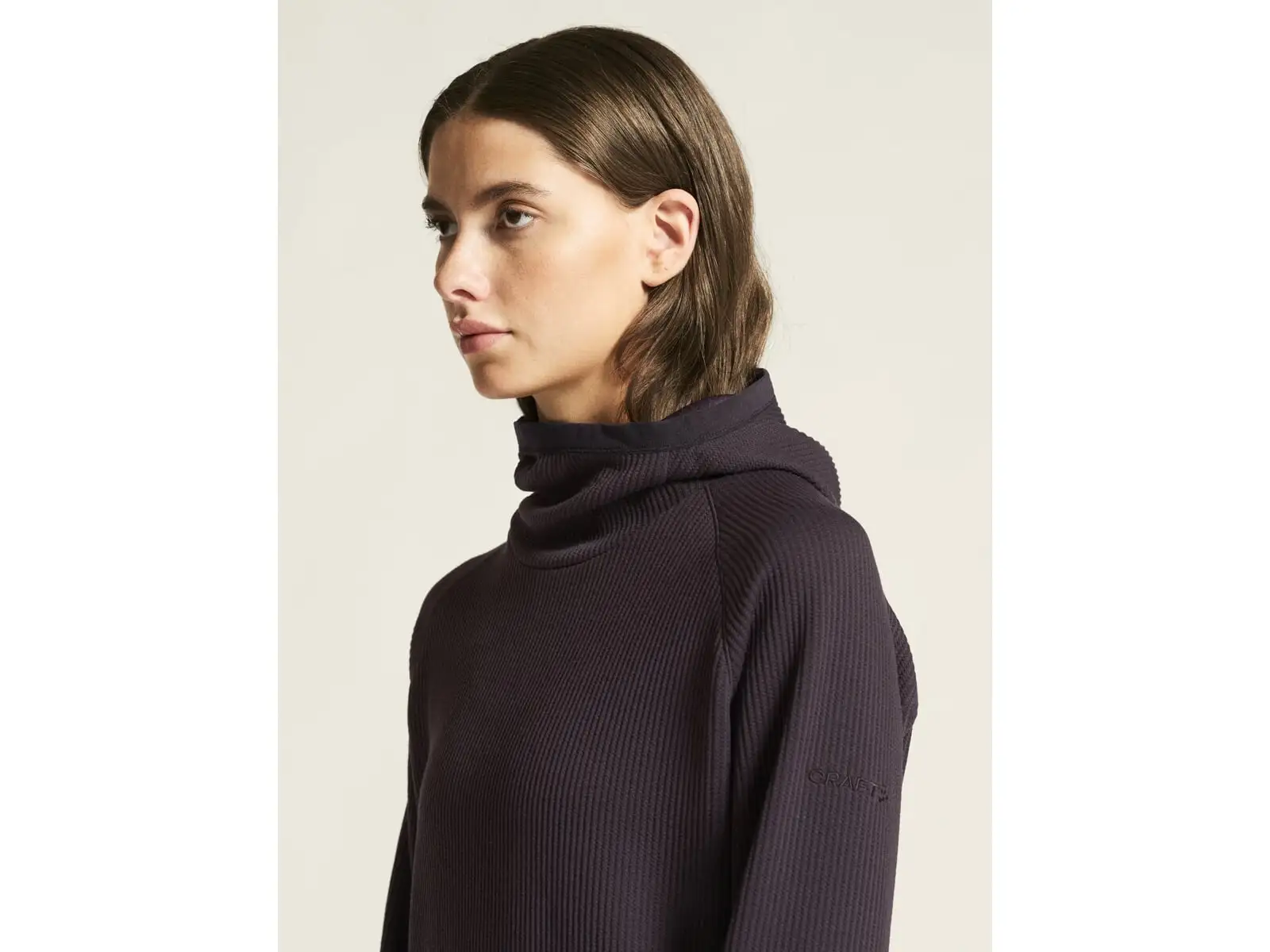 Craft Grid Hood Damen Kapuzenpullover violett