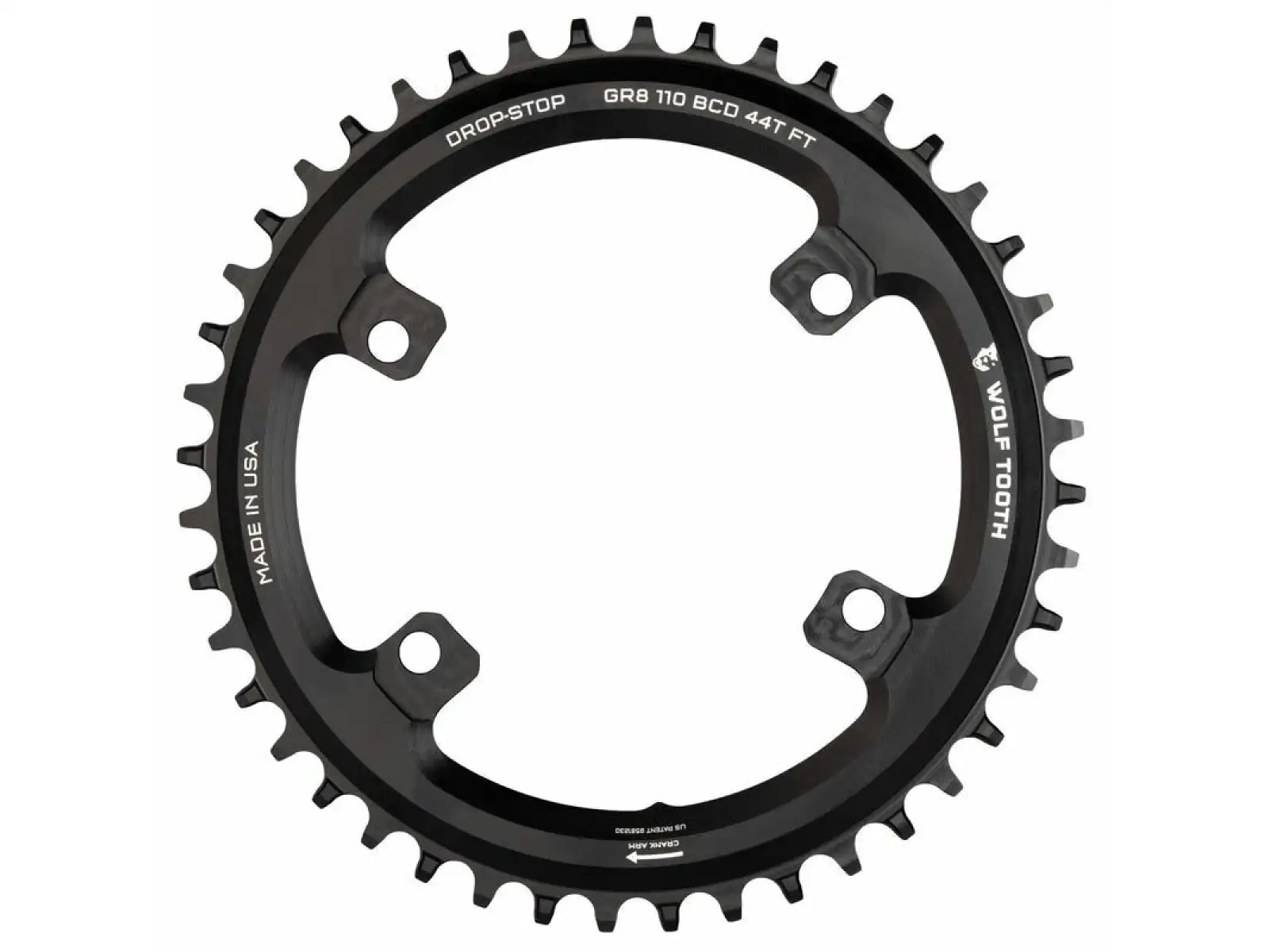 Wolf Tooth 110 BCD 4-Bolt Kettenblatt für Shimano GRX