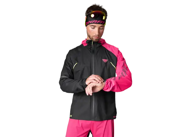 Dynafit DNA 3L Herrenjacke Pink Glo/Black Out