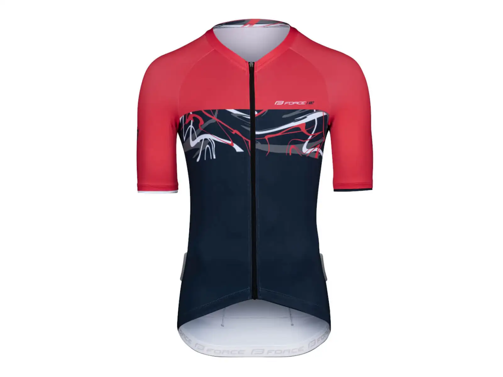 Force Art Herren Kurzarmtrikot dunkelblau/rot