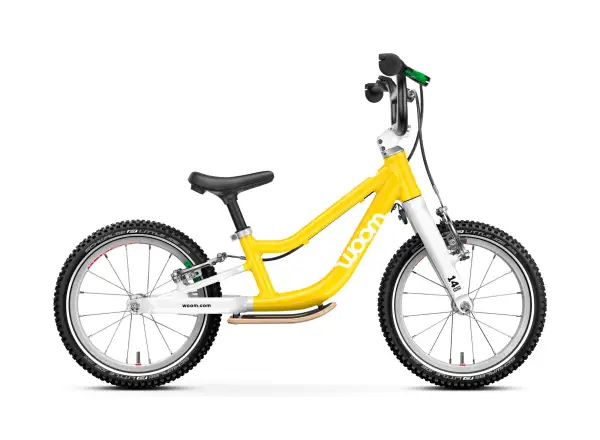 Woom GO 1 Plus Vibrant Yellow 14 Kinderlaufrad