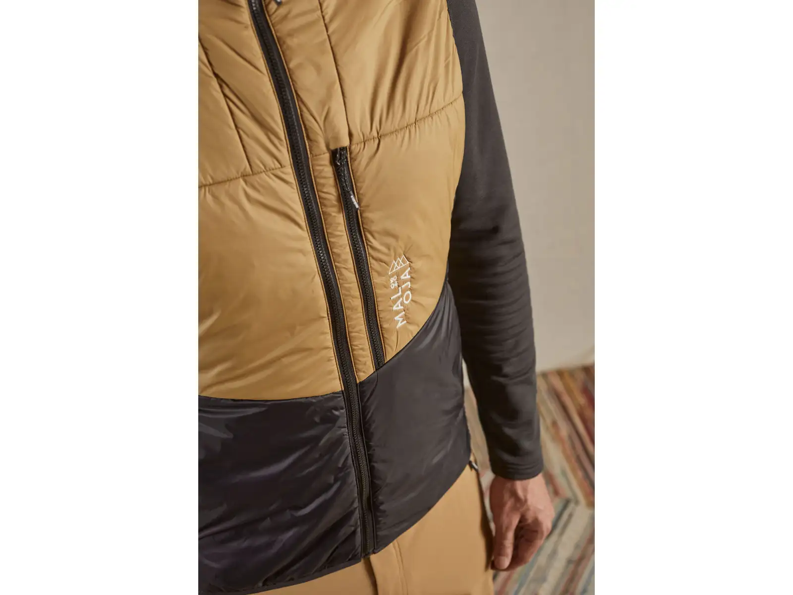 Maloja SigotM Herrenweste Deep Black Multi