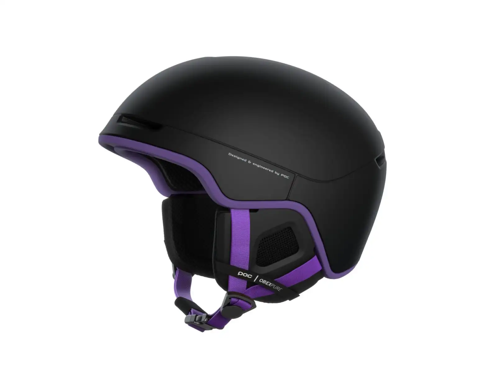 POC Obex Pure Skihelm Uranium Black/Sapphire Purple Matt