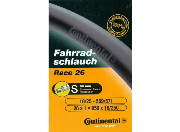 Continental Rennrad 18-25/559 S60 26" MTB Schlauch