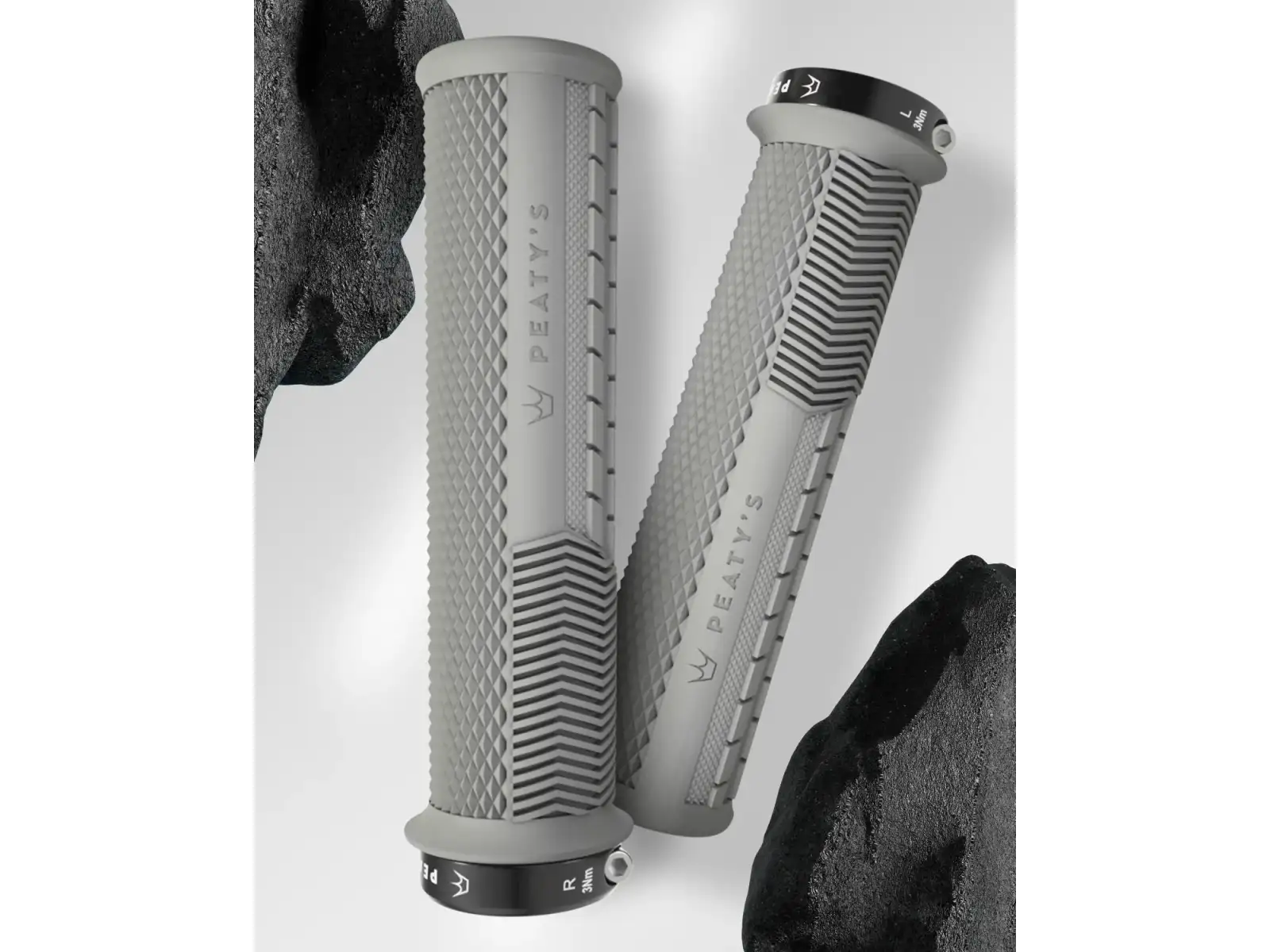 Peatys Monarch Knurl Thin Griffe Schiefer