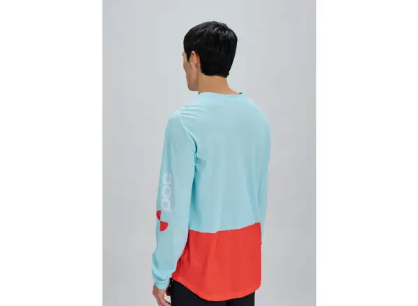POC Motion Air Herrentrikot Langarm Lazurite Blue/Carnelian Orange