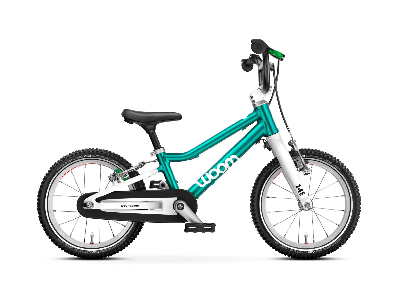Woom GO 2 Metallic Turquoise 14 Kinderfahrrad