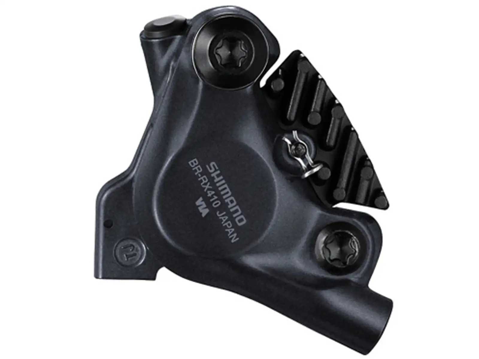 Shimano GRX Di2 BR-RX410 + ST-RX715 Scheibenbremse hinten (rechts), J-kit, Polymer