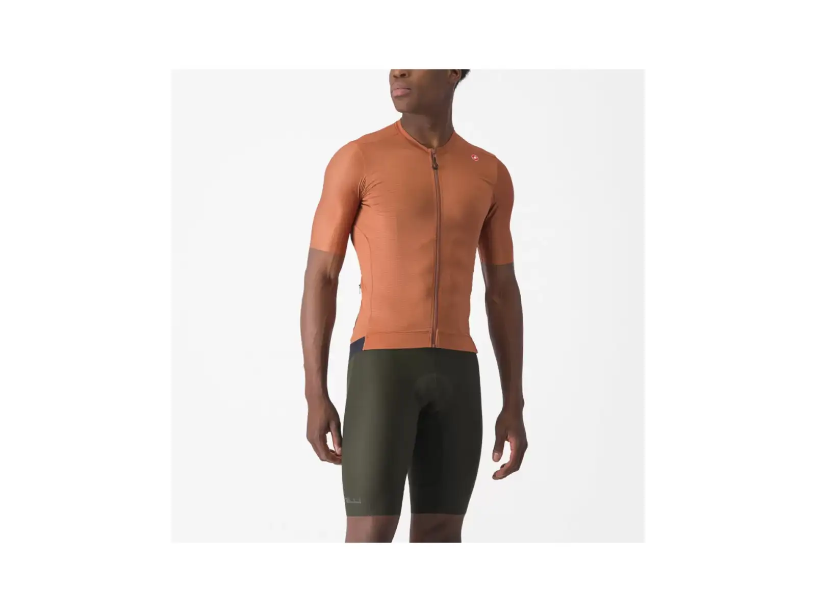 Castelli Espresso Herren-Trikot mit Kurzarm Mocha/Dunkelgrau