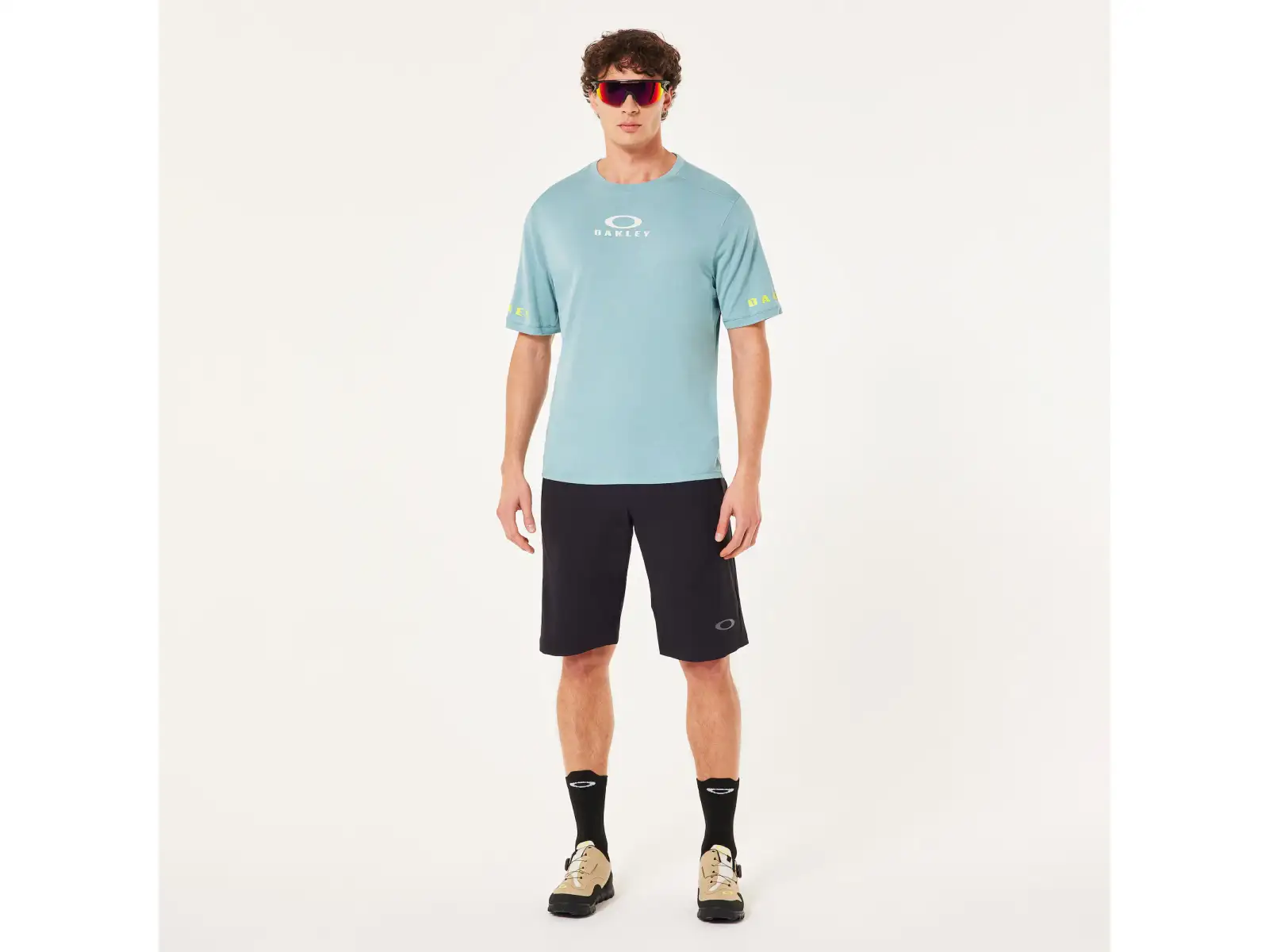 Oakley Seeker Flow Herren-Trikot kurzarm Pacific