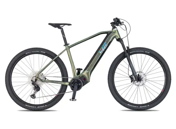 4ever Exstream Pro 820 E-Mountainbike Grey Snake Green / Hologram