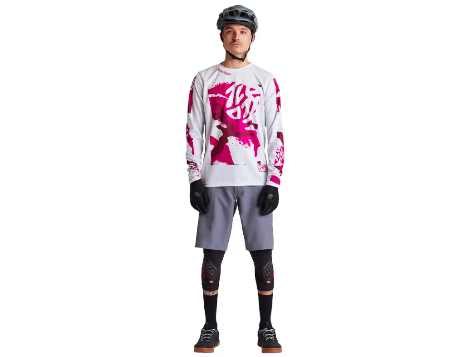 Troy Lee Designs Flowline Herrentrikot Langarm Confined Mist