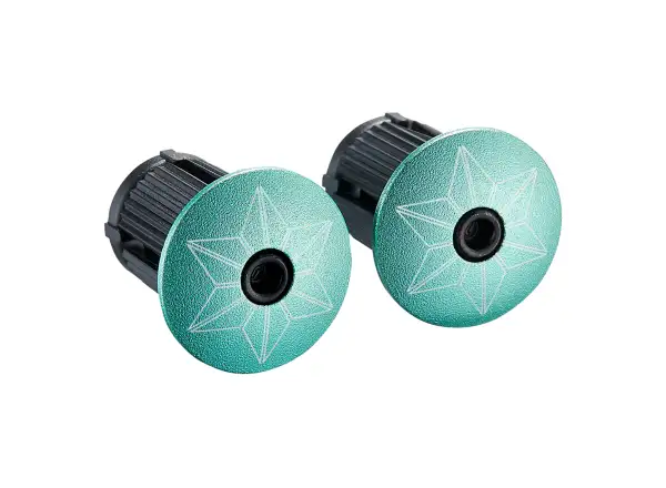 Supacaz Super Sticky Kush Splat Lenkerband Celeste/Celeste Plugs