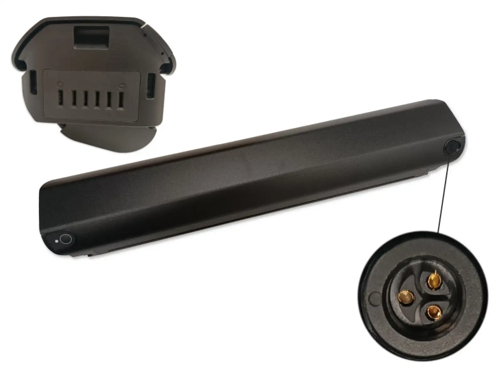 Crussis Batterie LG Li-ion 36V - 20 Ah / 720 Wh, vollintegriert, schwarz, MY25 PP