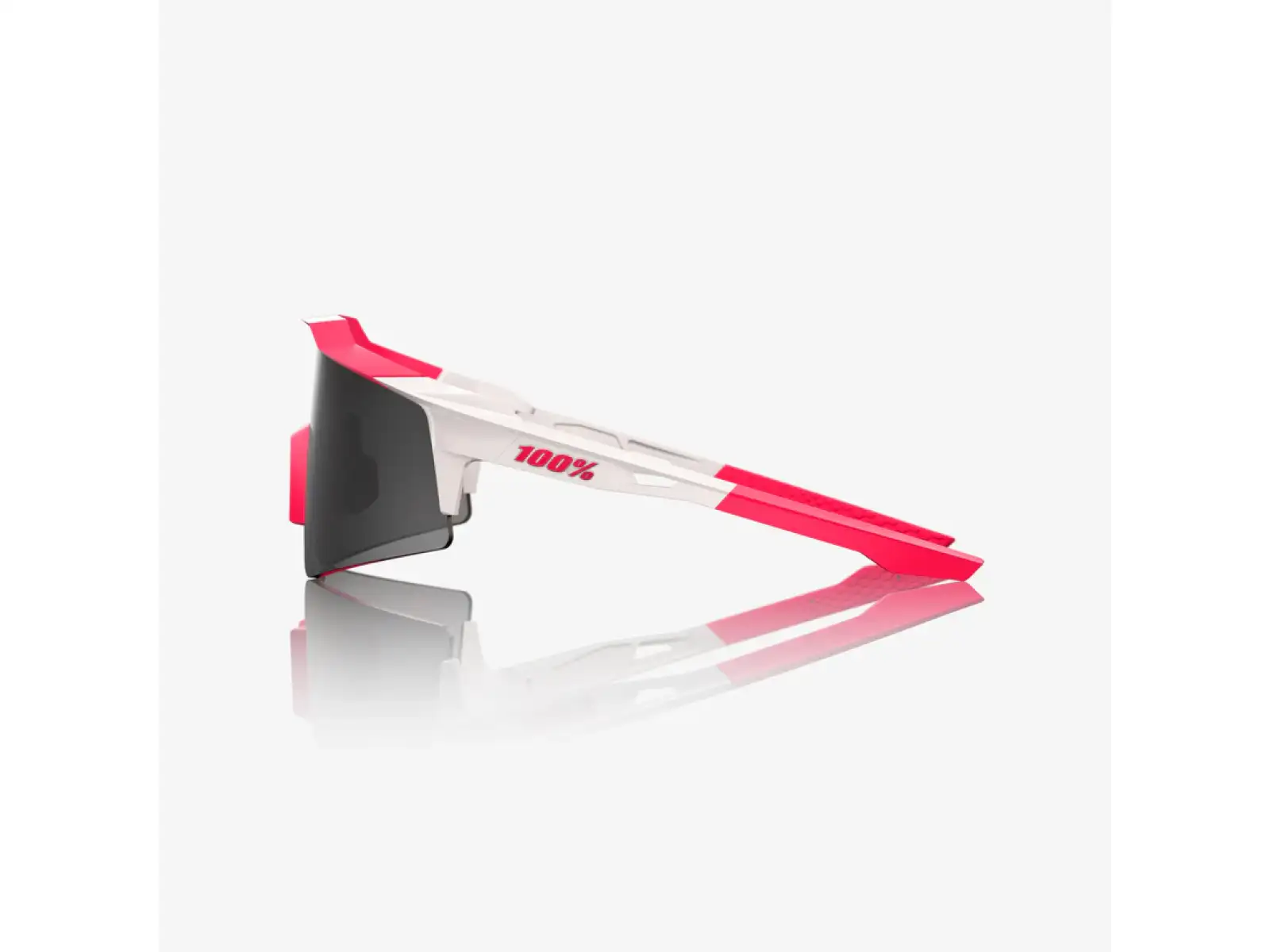 100% Speedcraft SL Sonnenbrille Puddy Pink White/Smoke