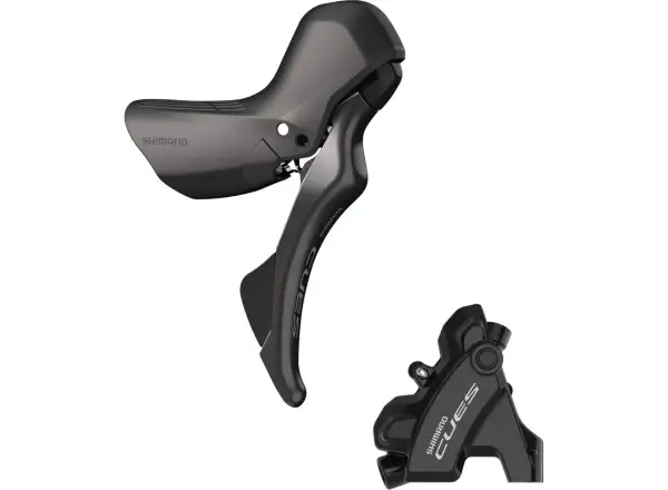 Shimano CUES BR-U6030 + ST-U6030 Scheibenbremse hinten (rechter Hebel), J-kit, Polymer