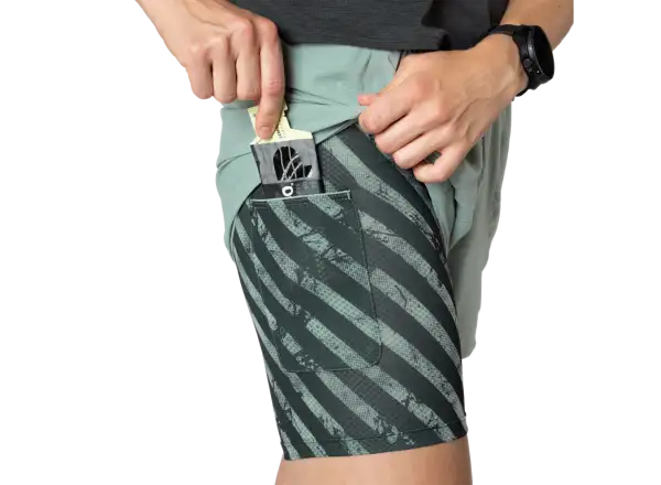 Dynafit Trail 2v1 Damen Laufshorts Jadelite