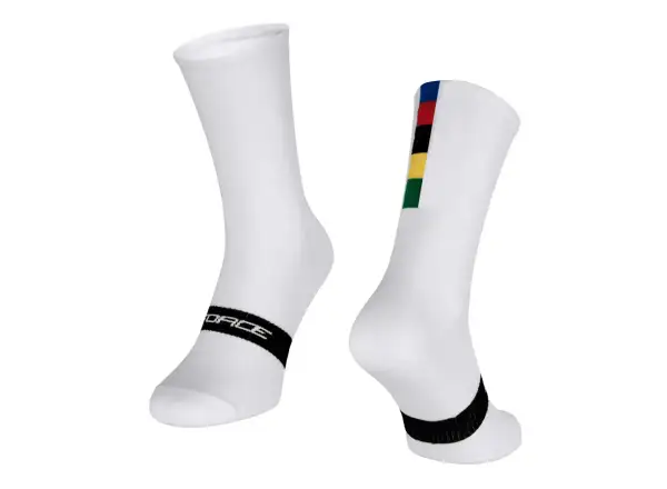 Force Long Pro Champion Slim Radsocken weiß