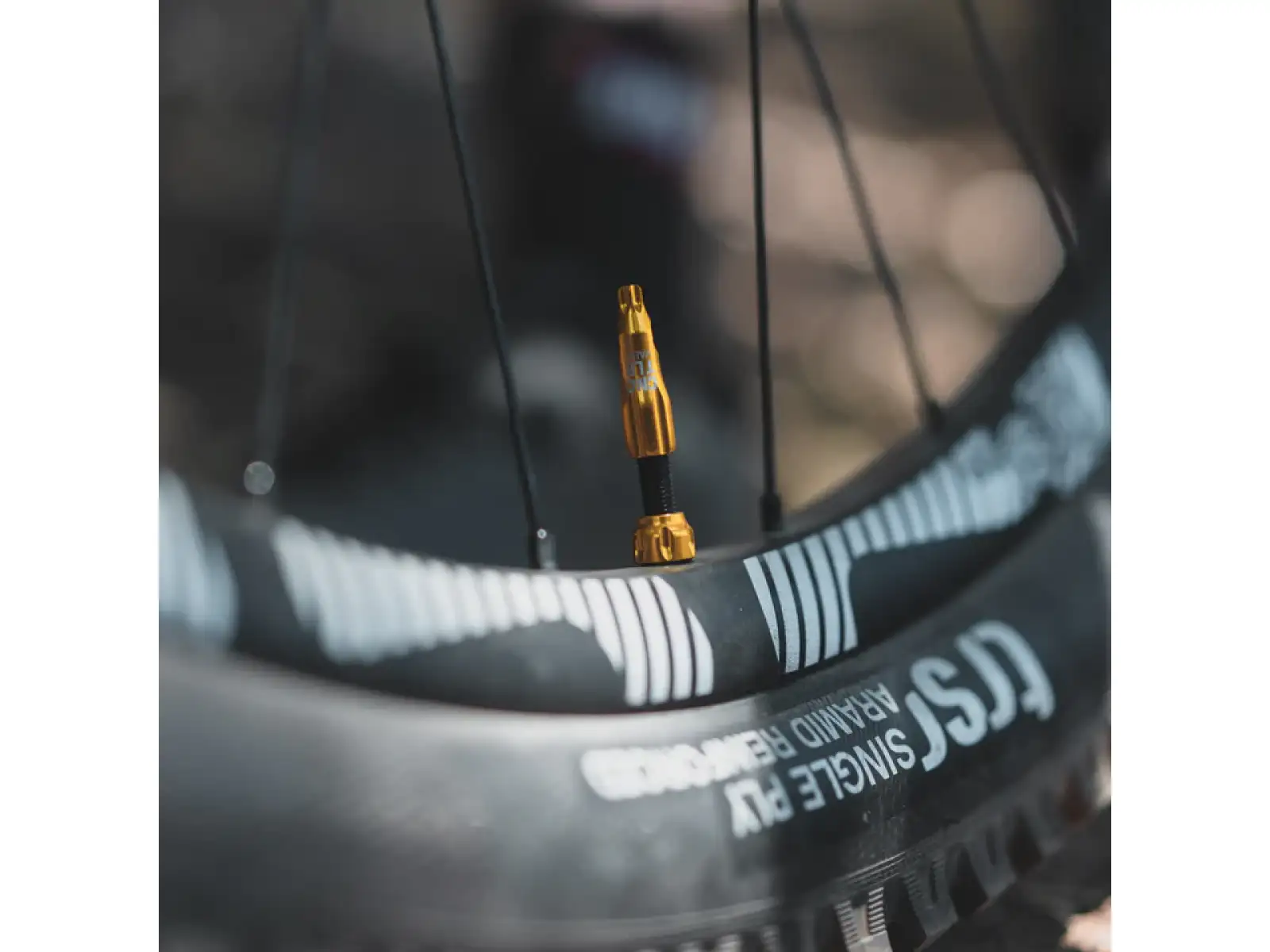 Lezyne CNC TLR Tubeless Ventile 44 mm Silber