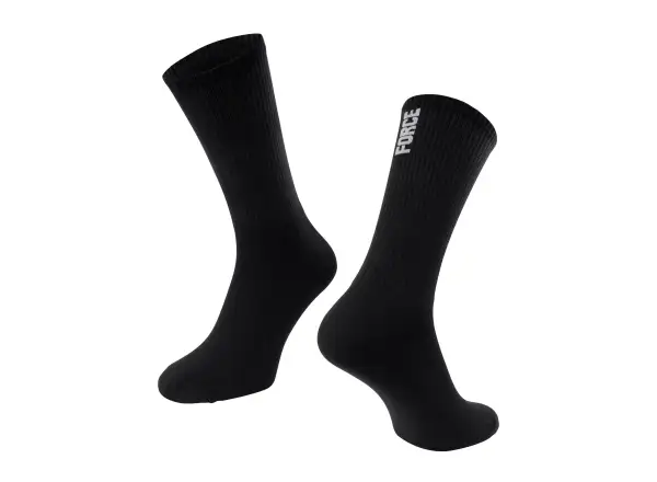 Force Longer Slim Socken - Schwarz