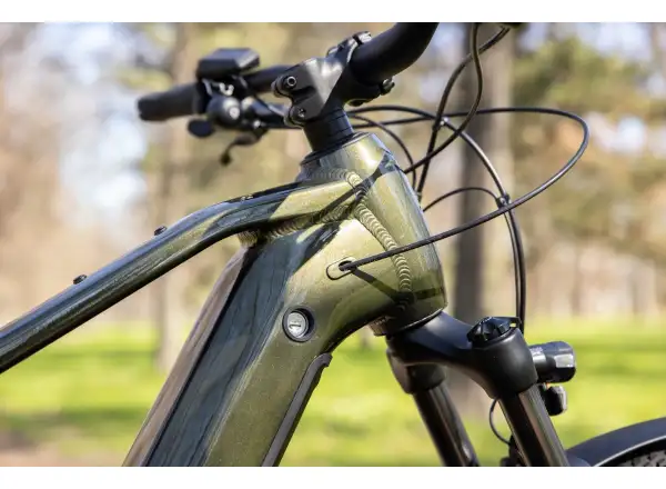 Rock Machine eBlizz B70T Elektro-Mountainbike – Gloss Dark Forest