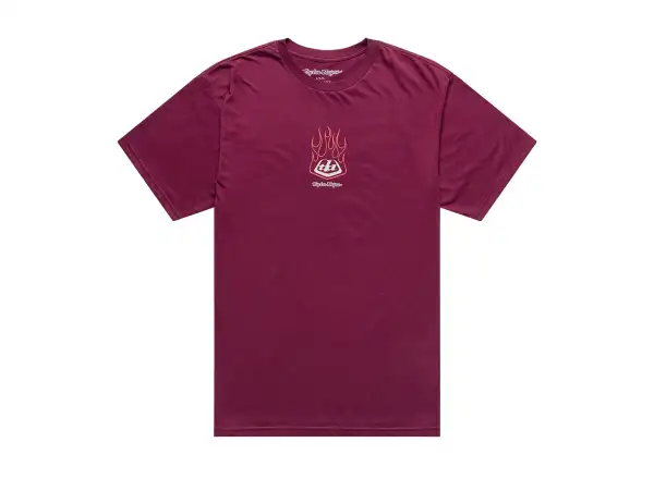 Troy Lee Designs Flame 2 Herren T-Shirt Kurzarm Sangria