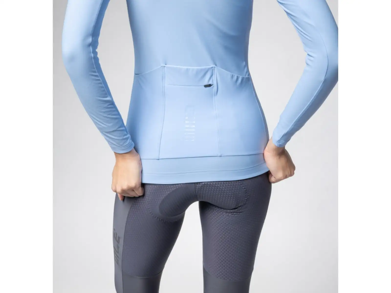 Alé R-EV1 Warm Race 2.0 Damen wärmeisoliertes Langarmtrikot Sky Blue
