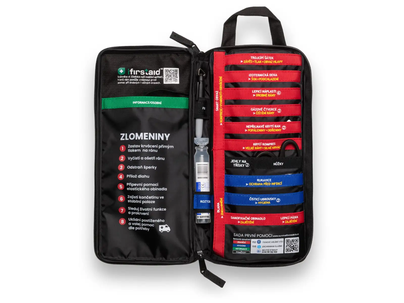 Survival First Aid Kit Slimline professionelle Erste-Hilfe-Ausrüstung