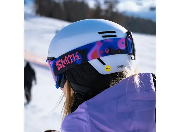 Smith Method Pro MIPS Skihelm Matte White