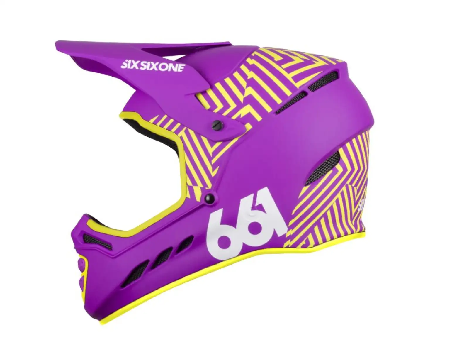 661 Reset Downhill Helm Dazzle Purple