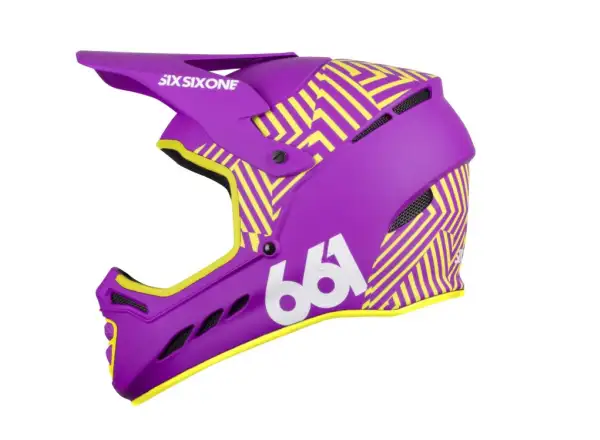 661 Reset Downhill Helm Dazzle Purple