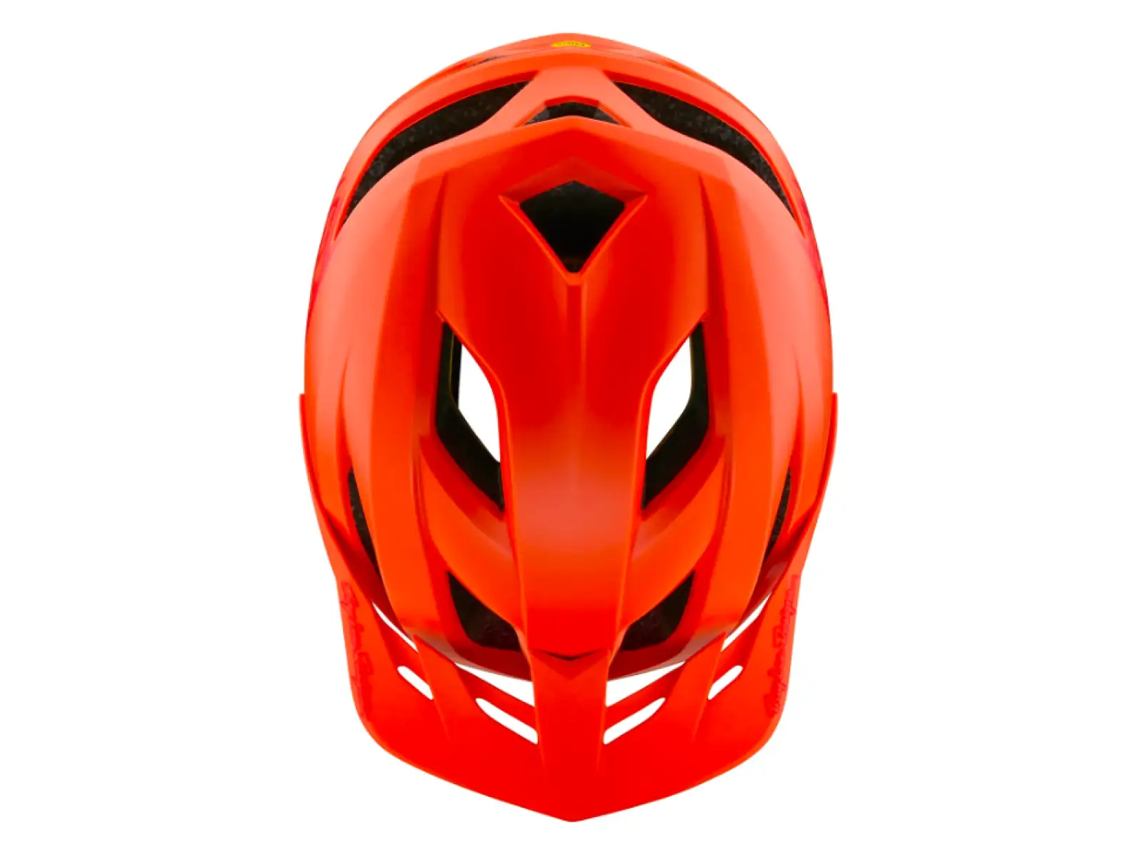 Troy Lee Designs Flowline Mips Kinderhelm Point Mandarin.