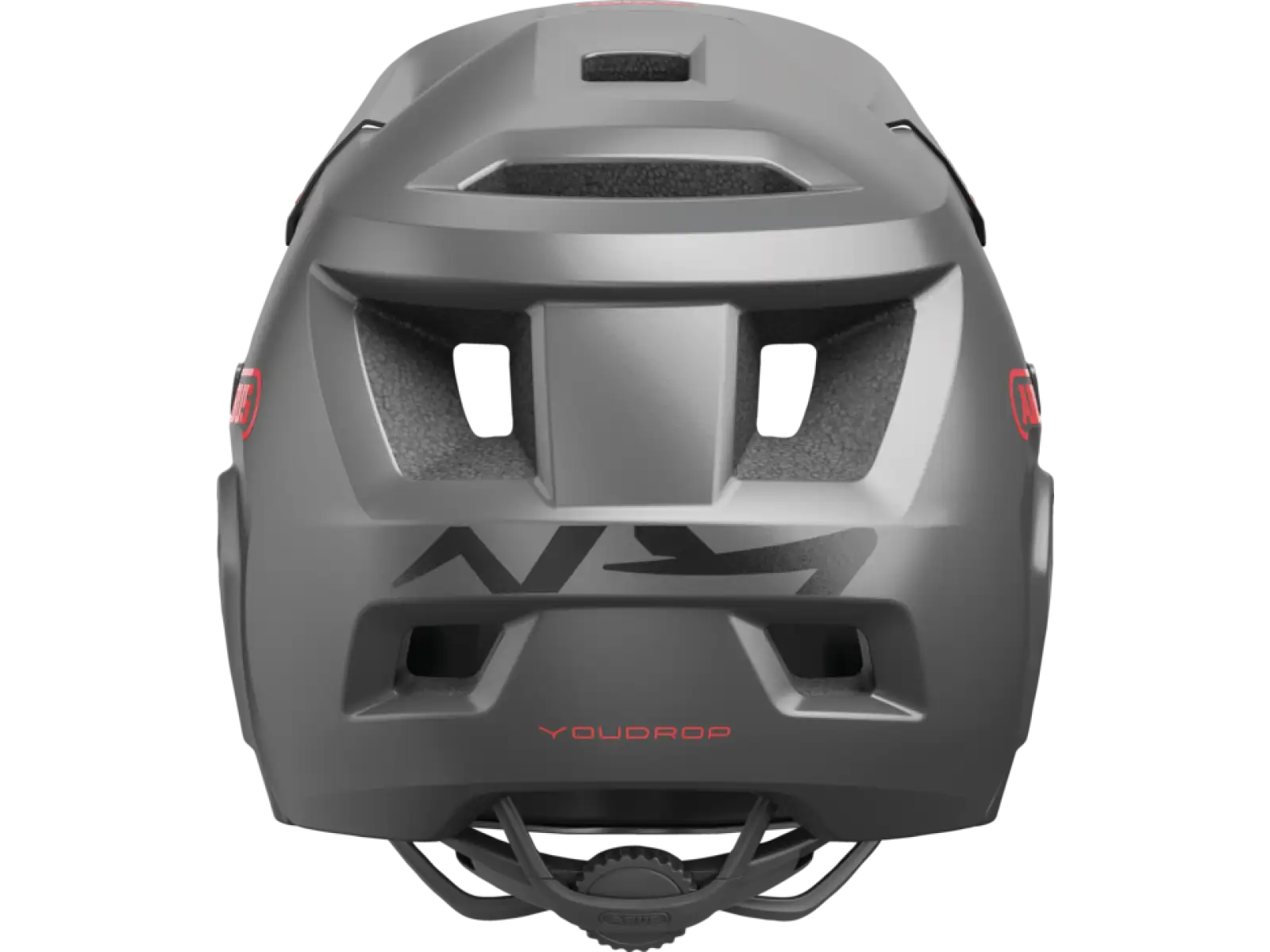 Abus YouDrop FF Kinderhelm in Silber.