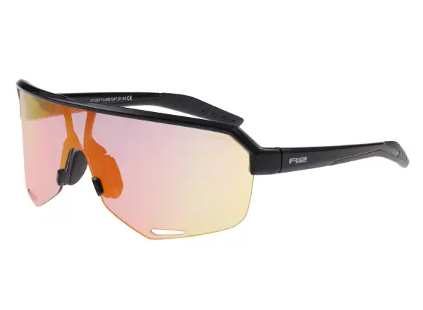 R2 Fluke Brille schwarz/fotochromatisch rot