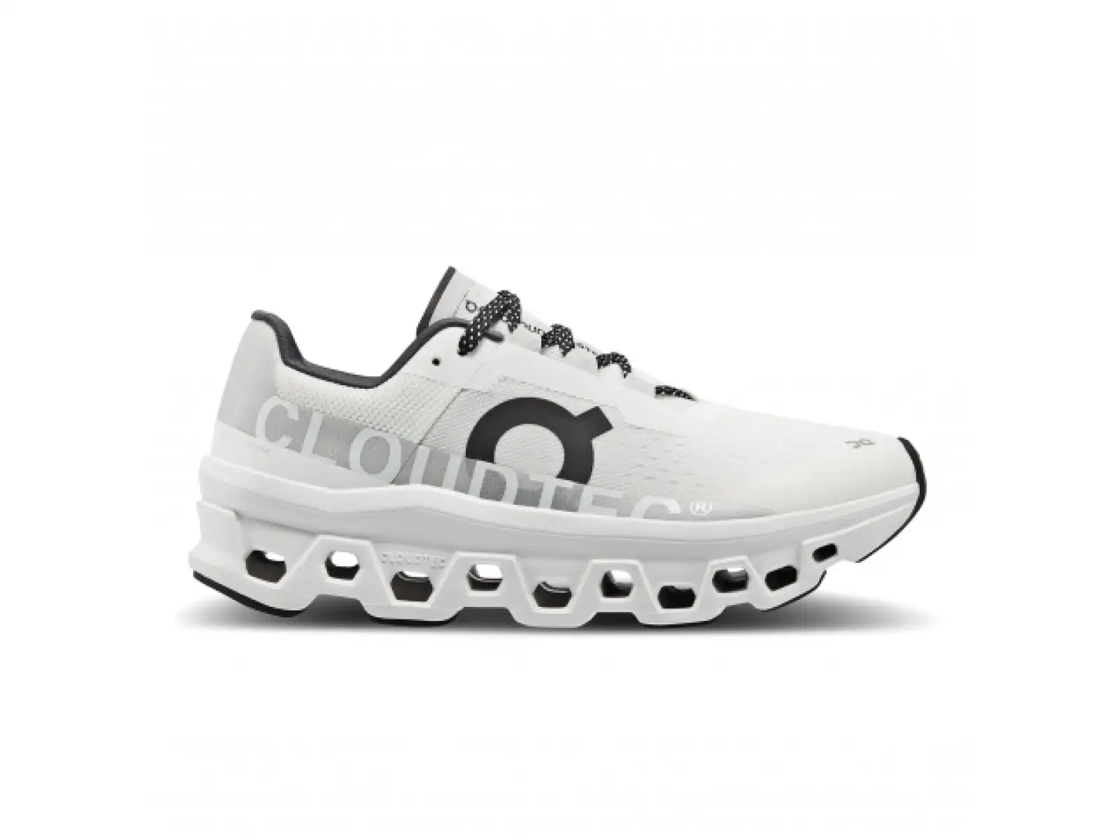 On Cloudmonster Herren-Laufschuhe Undyed White/White