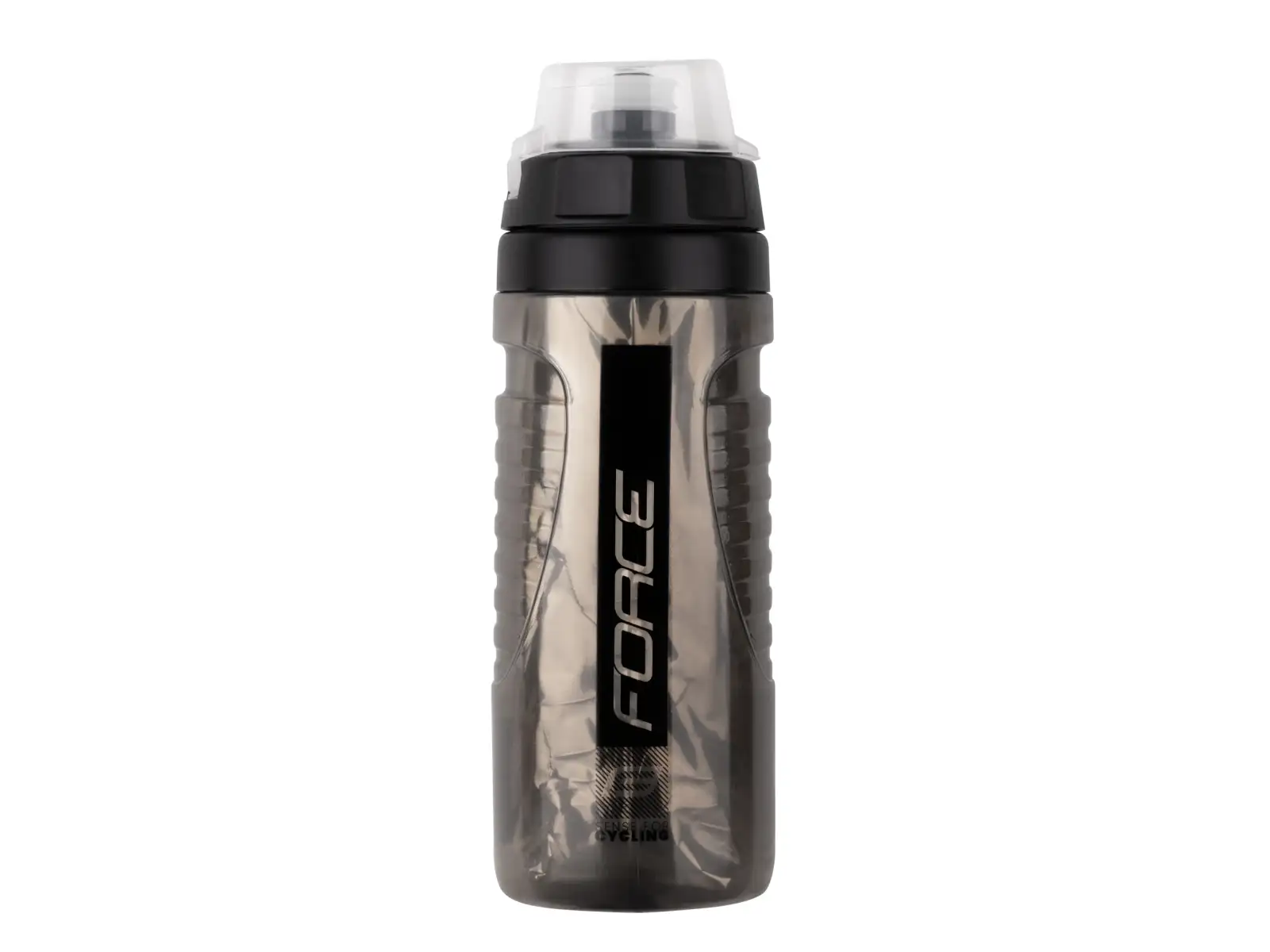 Wärmflasche Force Warm 500 ml transparent schwarz