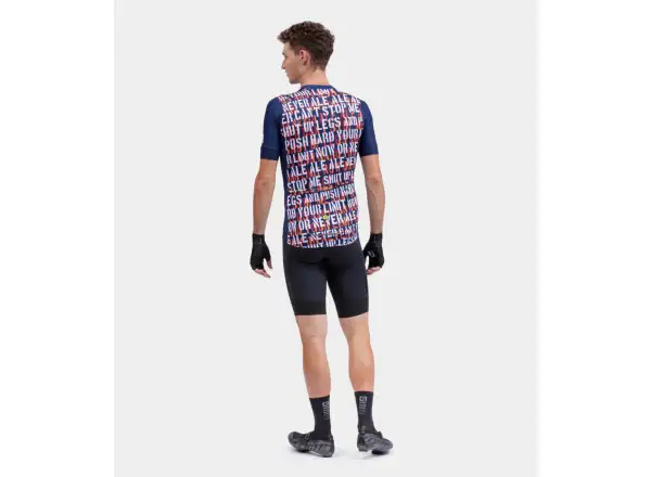 Fahrradtrikot Alé Solid Ride Herren kurzarm orange
